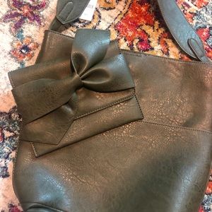 NWT Anthropologie Purse with Matching Clutch